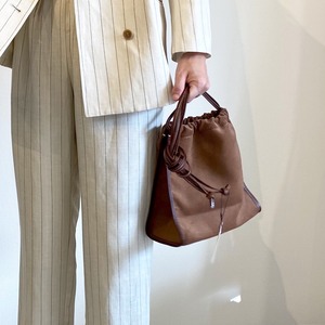 [ Odour ] Corduroy  Shoulder BAG TRAPEZIUM / BROWN