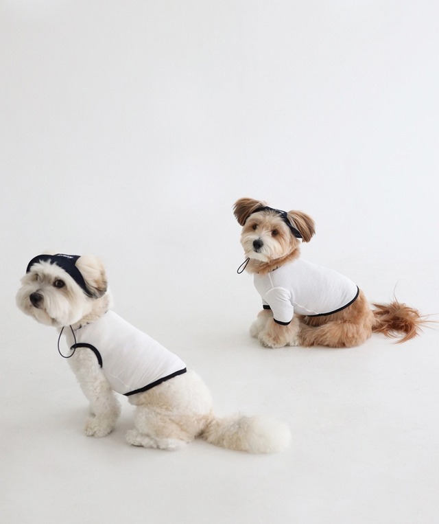 〈即納アイテム〉Dverry / クーリングメッシュトップス(White)