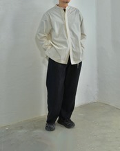 solar ｿｰﾗｰ -  Fly frontshirt ﾌﾗｲﾌﾛﾝﾄｼｬﾂ / écru ｴｸﾘｭ / unisex ﾕﾆｾｯｸｽ
