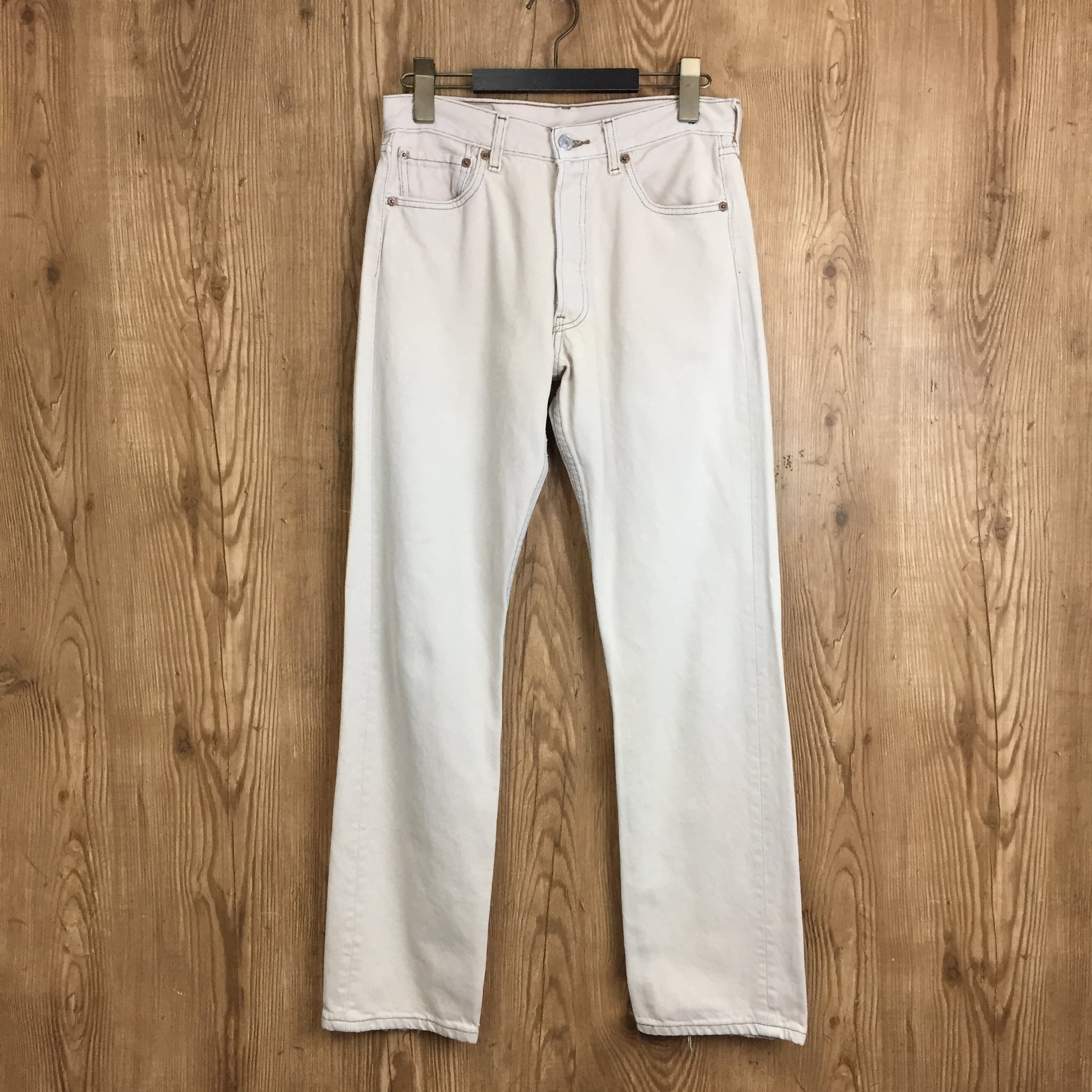 ☆MEXICO製 80s Levi's リーバイス 501-0612 カラーデニム (ベージュ