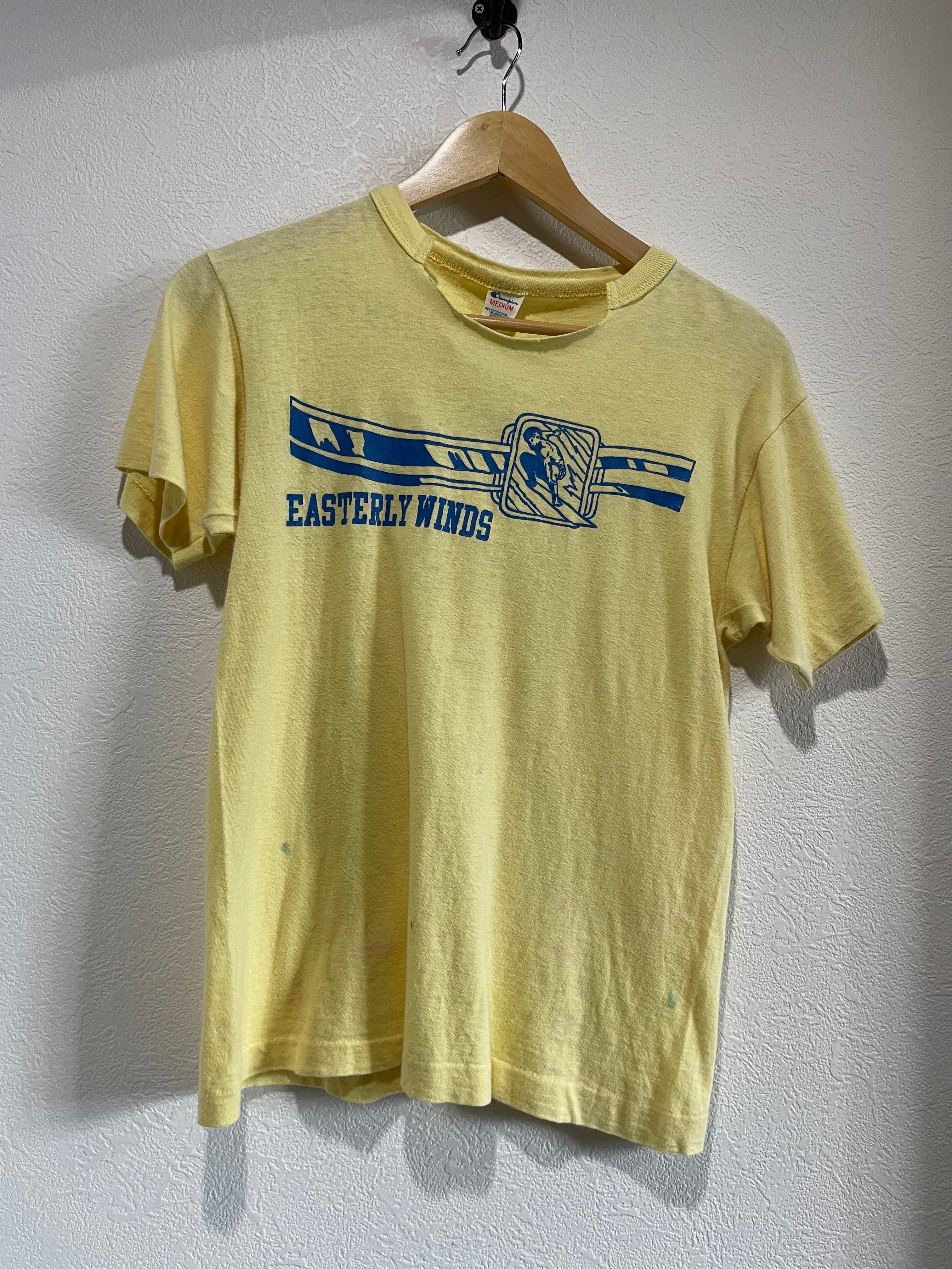 80s〜古着 USA製 Champion チャンピオン サーフデザインTシャツ