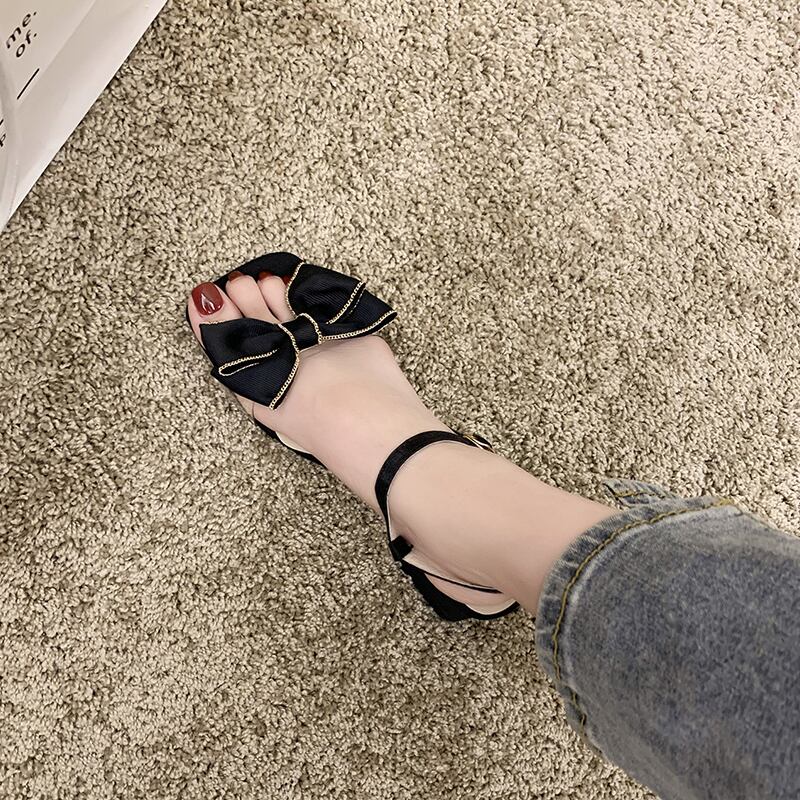 サンダルサマーリボンヒール ハイヒール 靴 シューズ 大人ガーリー スウィート キュート カジュアル 夏物 部族の婦人靴51733046167