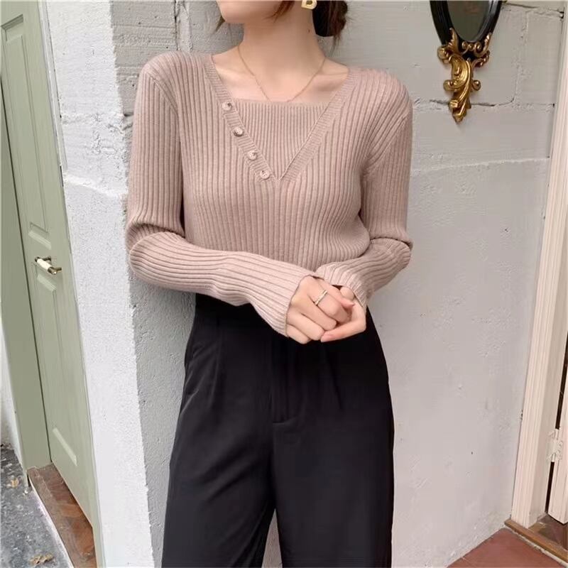 レイヤード風　リブニット  AJ111-551