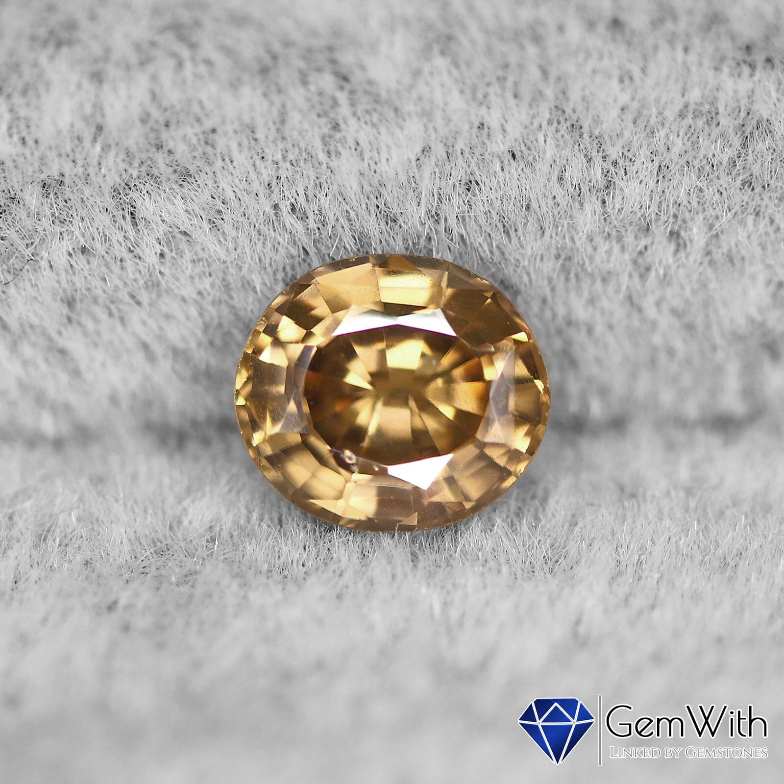 非加熱シャンパンジルコン0.88CT 10000246 非加熱シャンパンジルコン0.88CT | GemWith