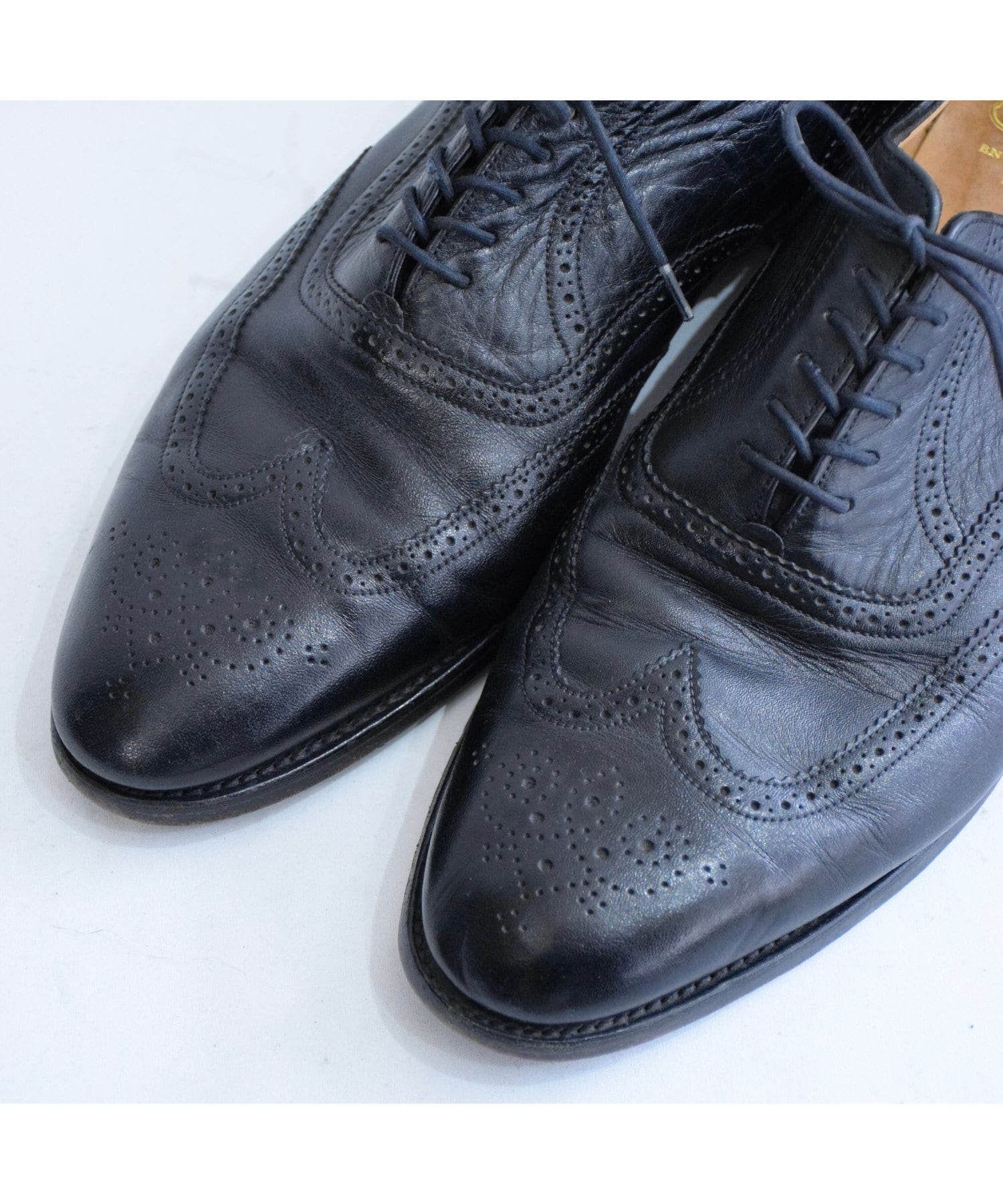 96 GRENSON ウイングチップ レザーシューズ メンズ 28cm ブラック 革靴