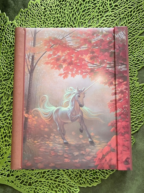 ◆ユニコーンジャーナル◆ノート◆Autumn Unicorn Journal ◆ イギリスからの魔法 ◆の画像