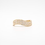 ダイヤモンド デザインリング K18 / 0.500ct