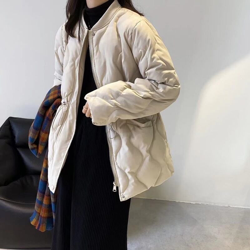 ノーカラー キルトダウンジャケット ◆2col 203151