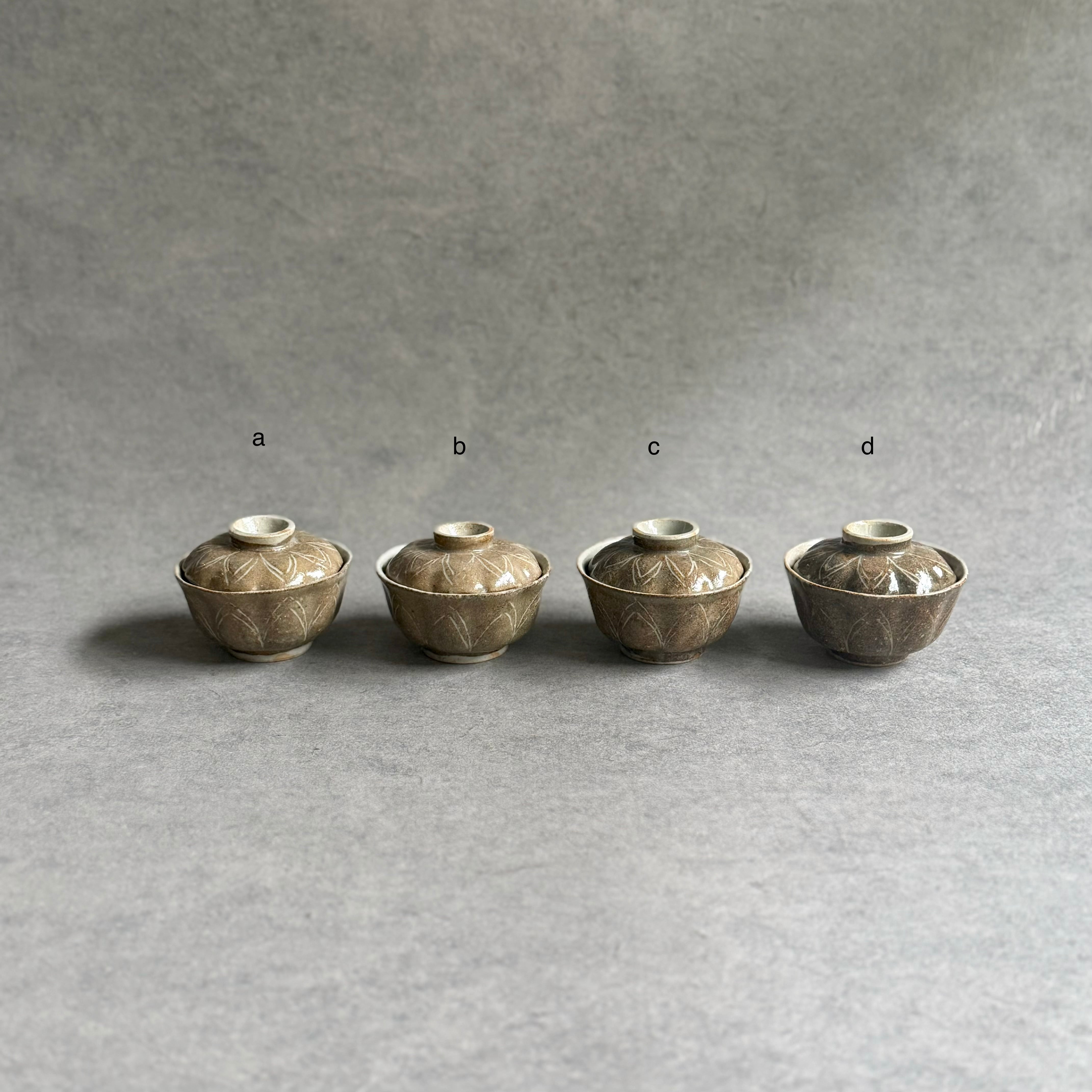 日高伸治 輪花蓋付豆鉢 化粧 | gallery 一白