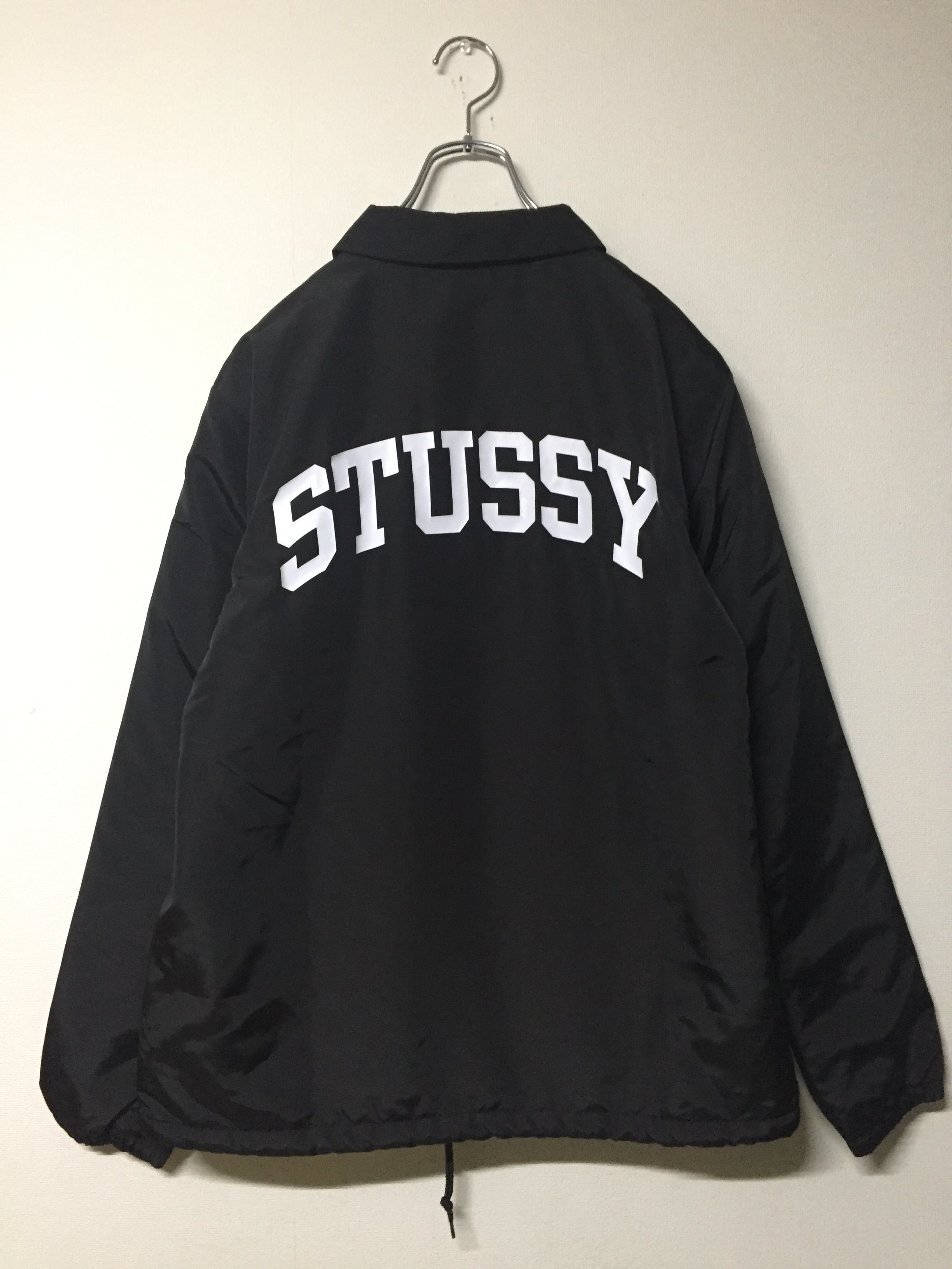 champion × stussy コーチジャケット バックデザイン 裏起毛 未使用品