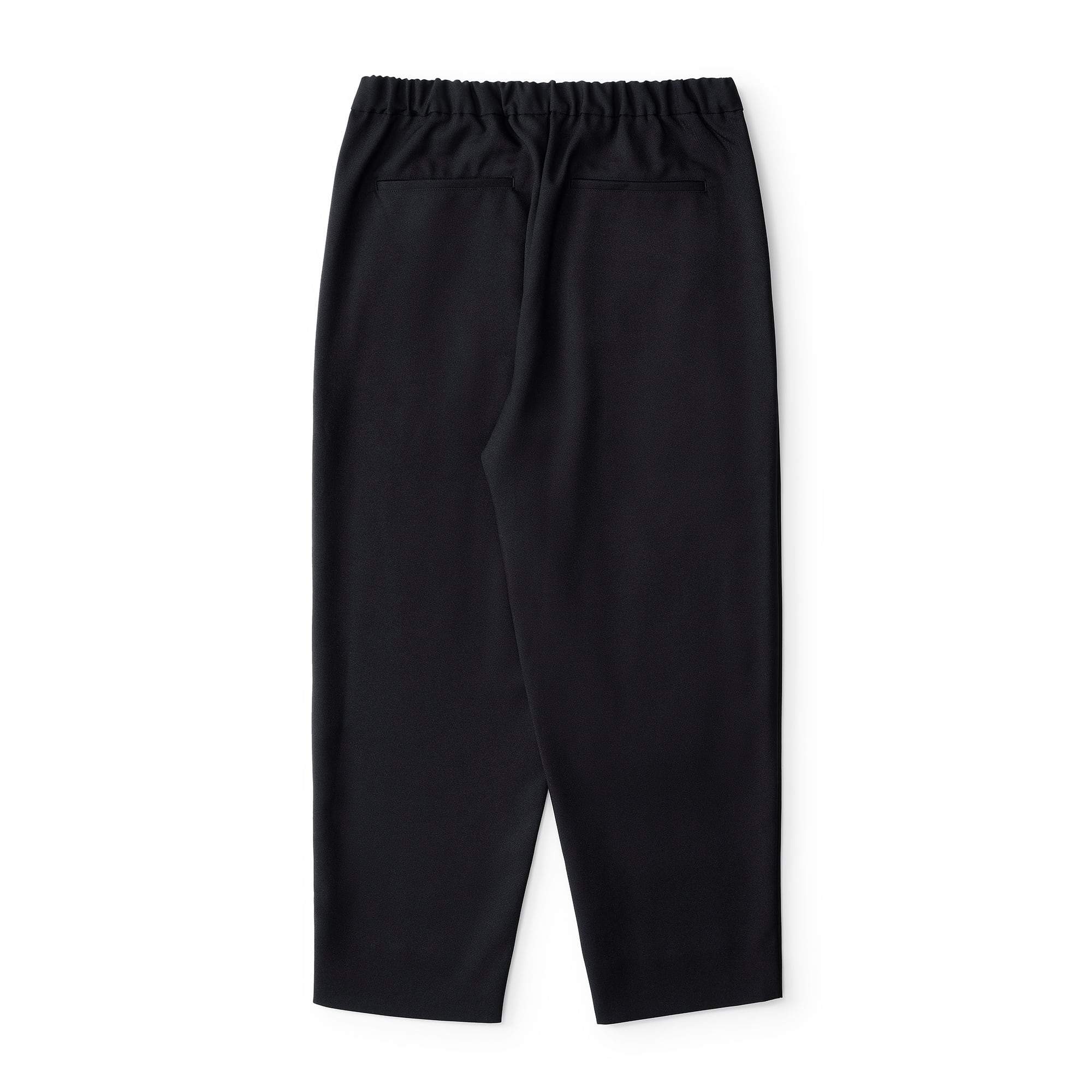 パンツ everyone polyester twill easy slacks everyone polyester twill easy slacks (BLACK) | everyone