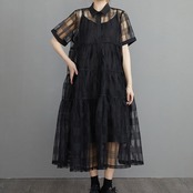 シースルー&キャミワンピース 2点セット 30029