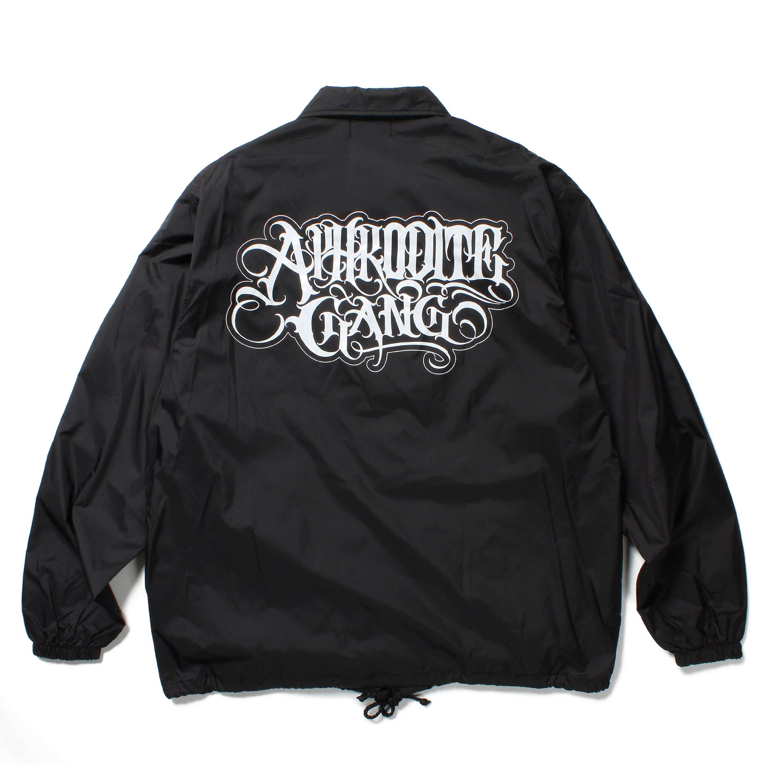 APHRODITE GANG CLASSIC LOGO COACH JACKET   Lef Clefs Dia