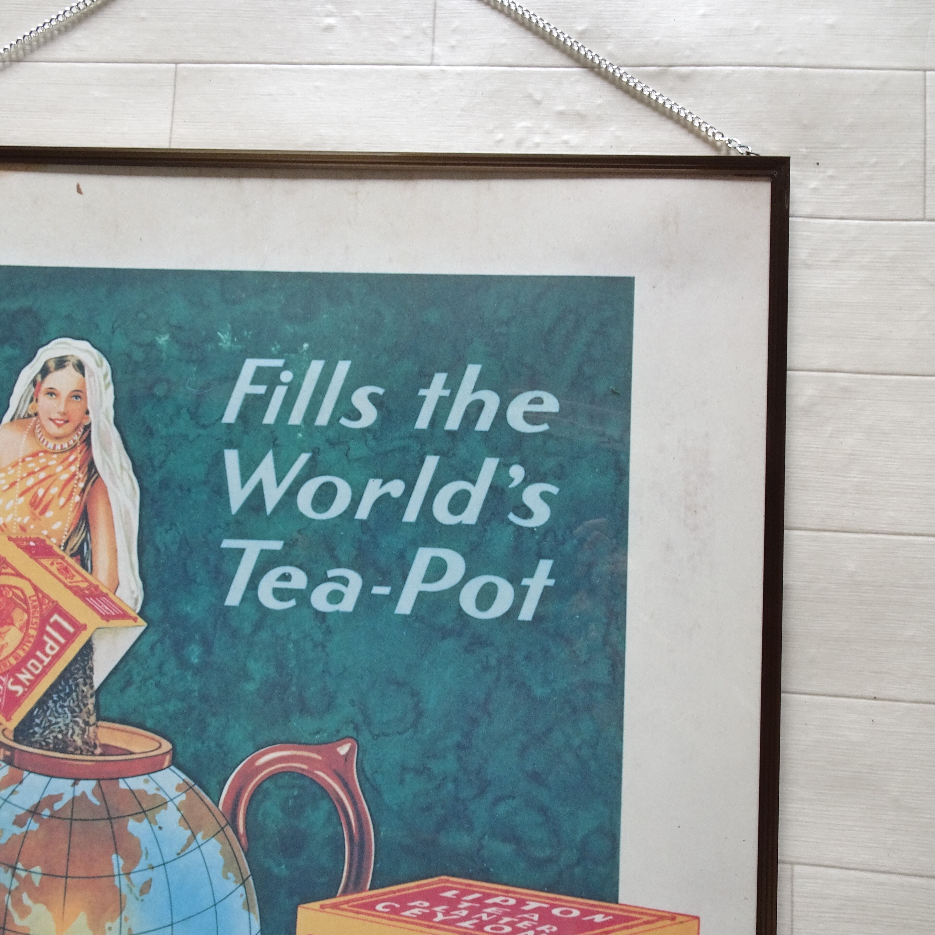 喫茶リプトン A1ポスターパネル「LIPTON'S TEA」 | 純喫茶家具の村田商會