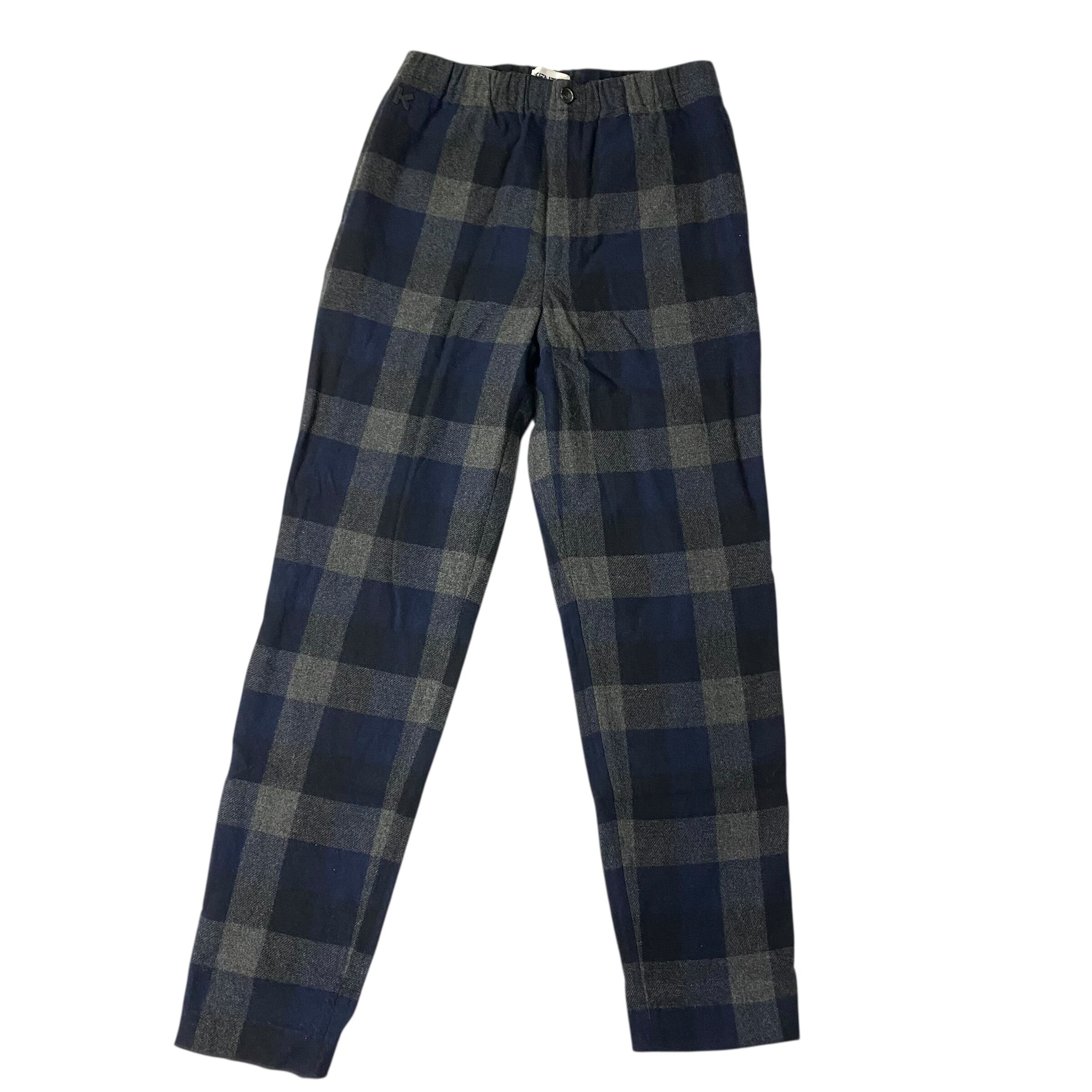 Kenzo Mens Wool Slacks Pants Plaid / ケンゾー スラックス パンツ Kenzo Mens Wool Slacks Pants Plaid / ケンゾー スラックス パンツ