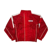 希少 SUZUKI スズキ INJECTION! ロゴ入り ナイロンジャケット サイズ M /レッド