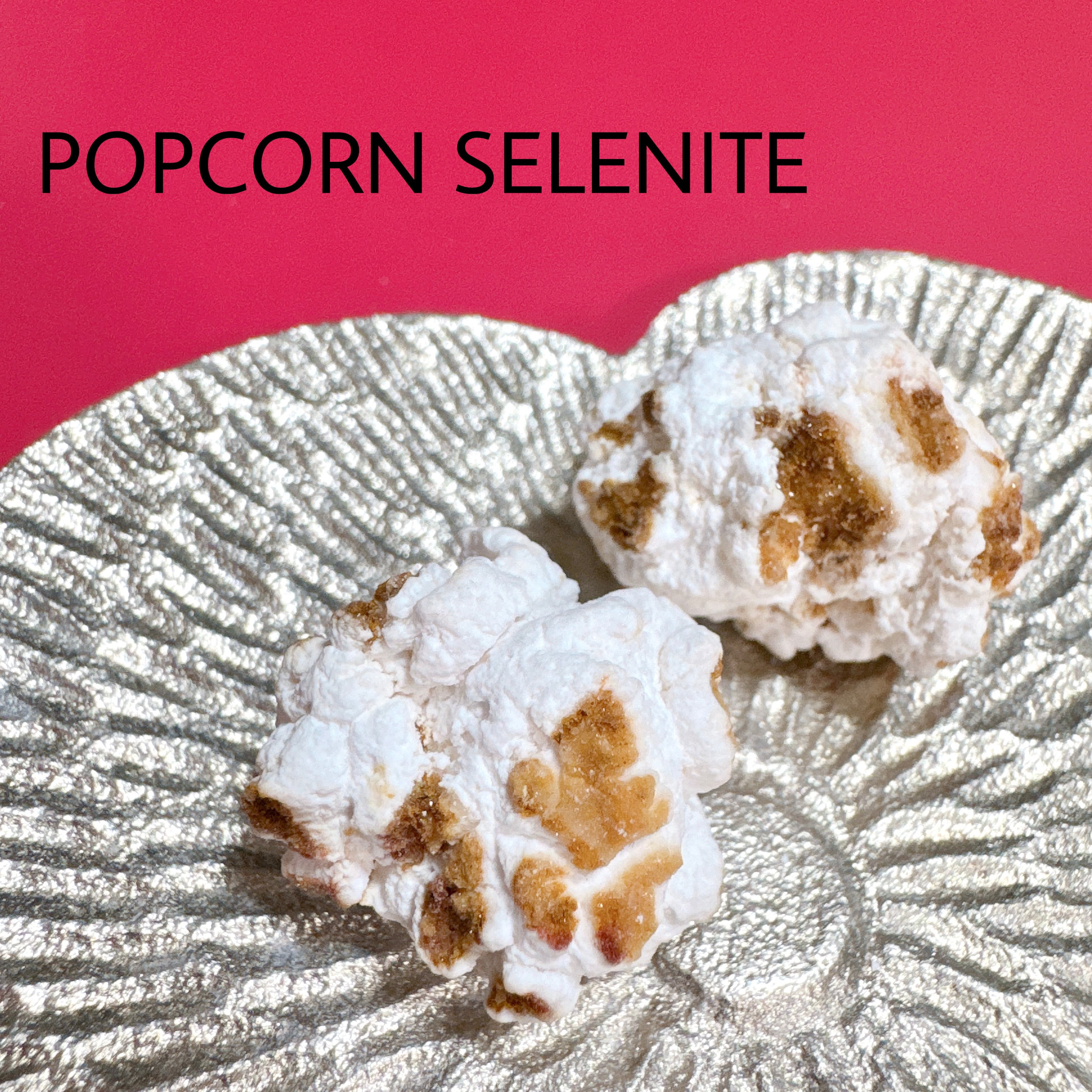クリーダイト　クリード石　ポップコーンセレナイト ポップコーンセレナイト（クリーダイトonジプサム） 天然石