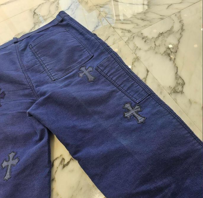 CHROME HEARTS クロムハーツ VNTG Cross Quilting Patch French Work
