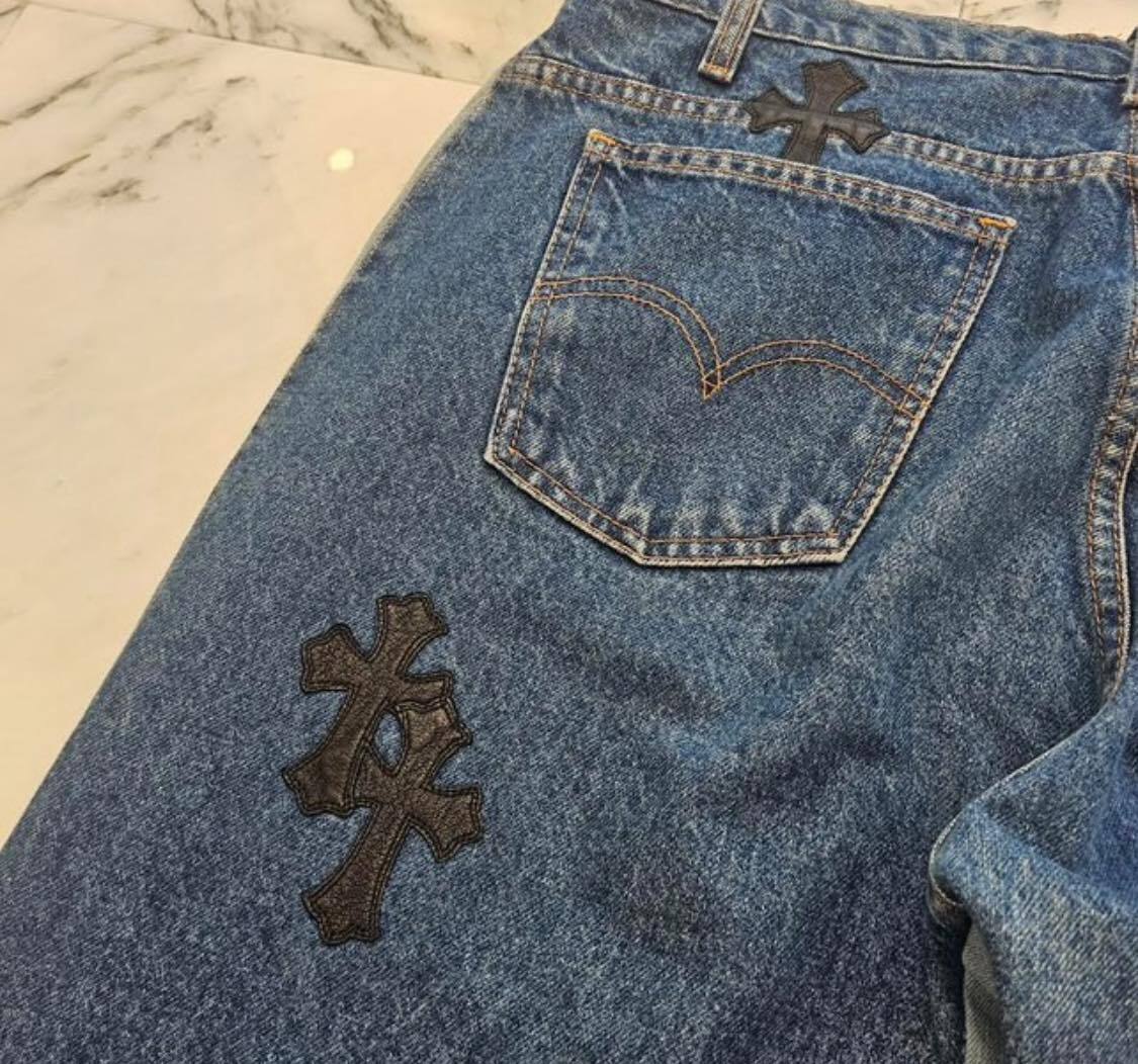 CHROME HEARTS クロムハーツ × Levi's リーバイス 505 VNTG Cross