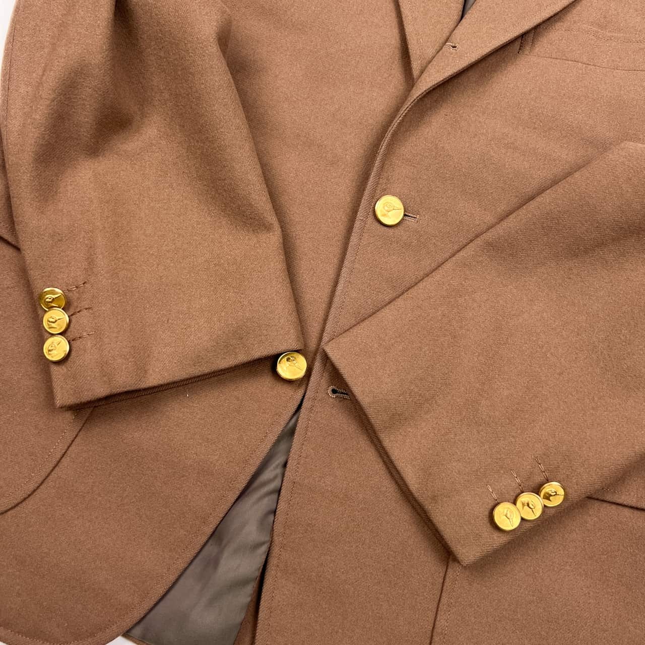 金ボタン J.PRESS ジェイプレス PRESSTIGE テーラードジャケット 段返3B 92-80-170/ベージュ メンズ カギフック