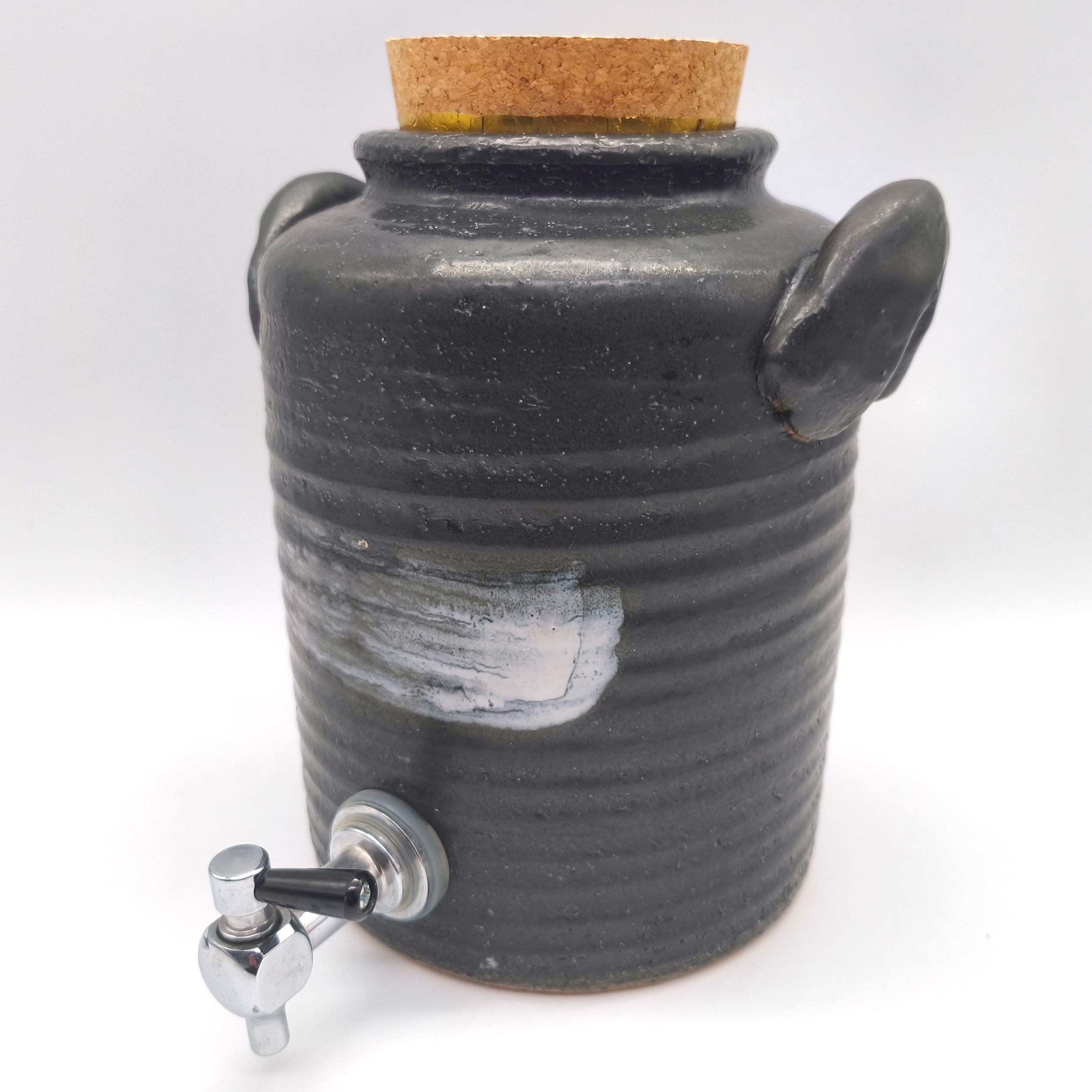 河村又次郎・高杯・火変り・共箱付・No.200926-115・梱包サイズ60