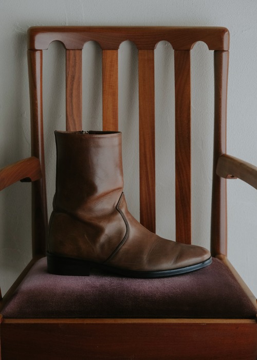 90-00's CHRISTOPHE LEMAIRE leather pecos boots