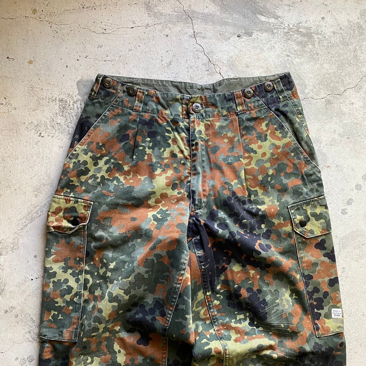 vintage 90s ヴィンテージ　ドイツ軍　military ミリタリー　迷彩　カモフラージュ　カーゴパンツ　軍パン　 | magazines  webshop powered by BASE
