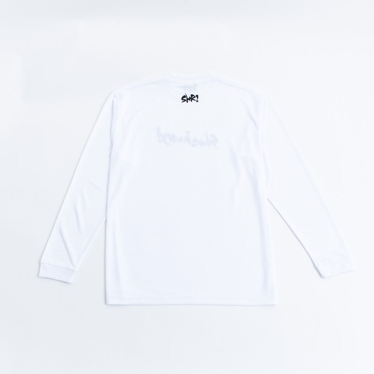 SHOEHURRY! LOGO SILKY DRY LONG T-SHIRT (WHITE/BLACK) | シルキードライロングTシャツ(ホワイト/ブラック)