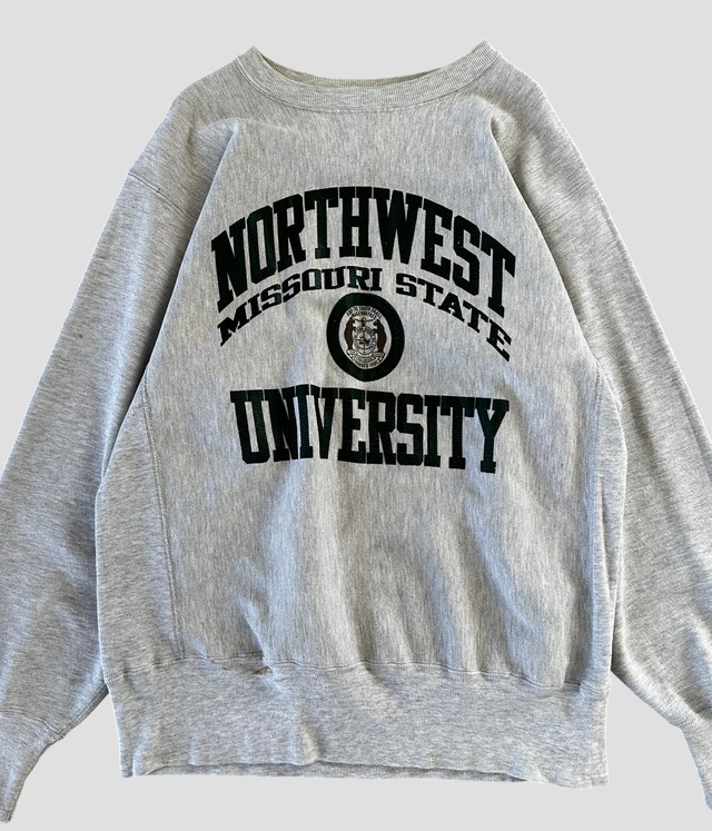 -Champion- Vintage 90s XL NORTHWEST UNIVERSITY Reverse Weave Sweat made in USA