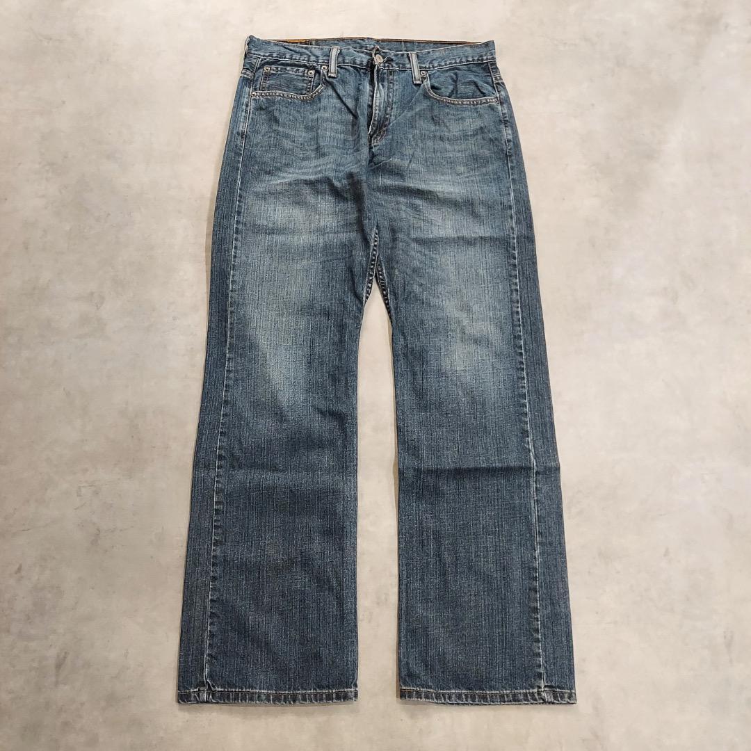 リーバイス569 Levis W32 ブルーデニム 青 ヒゲ 古着 16769