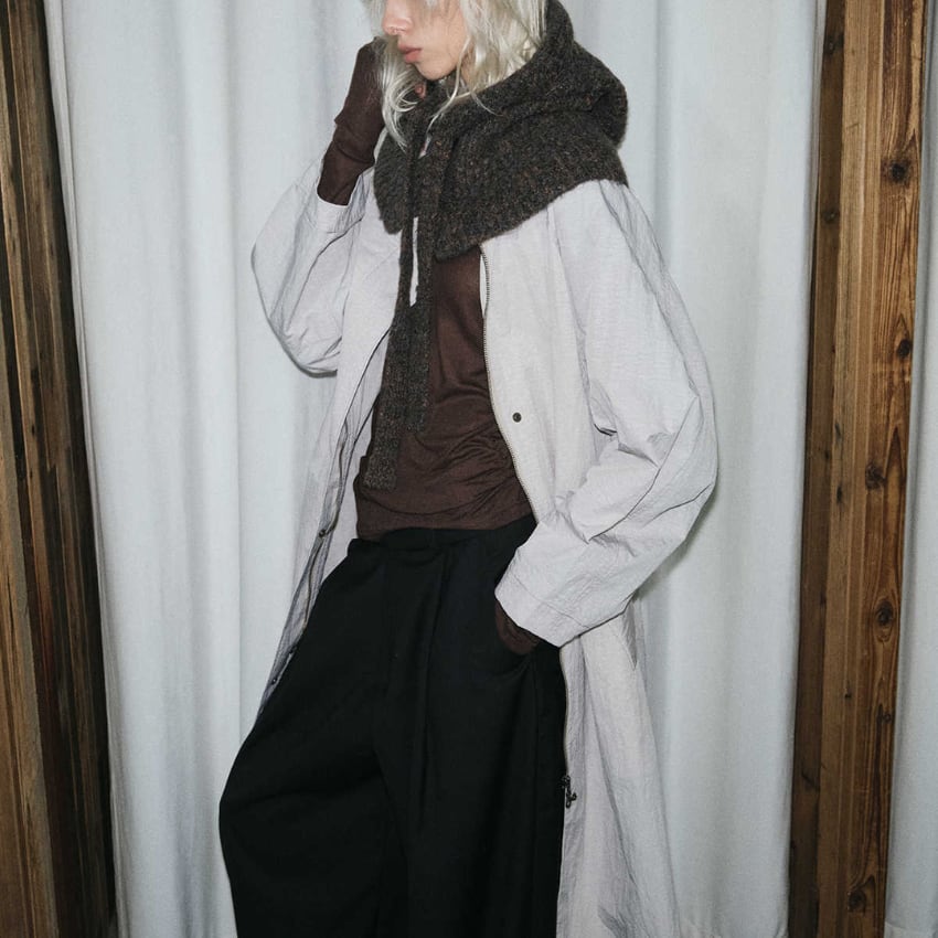 buttoned balaclava　J00256