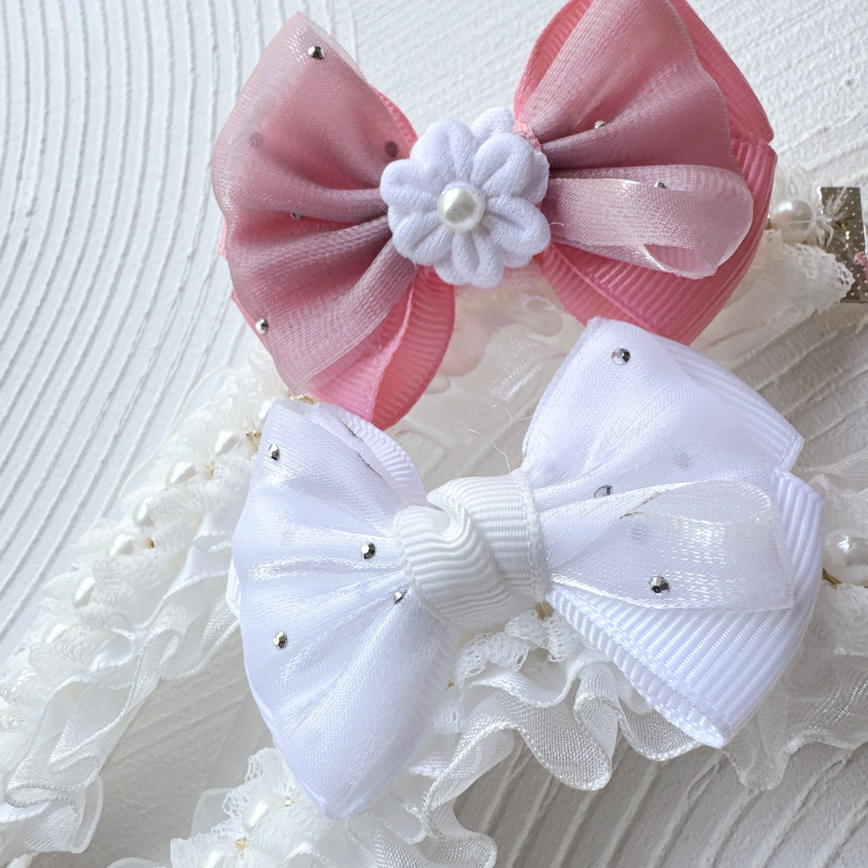 立ってるおリボンヘットドレス