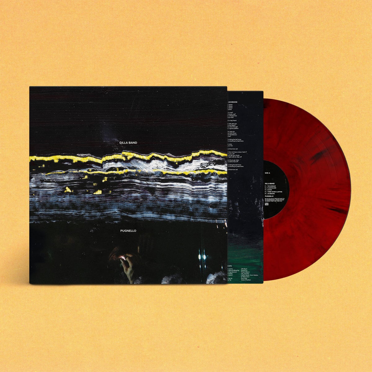 【予約商品 / 9.25 Release】Gilla Band / Pugnello(Ltd Red Black Marble LP)