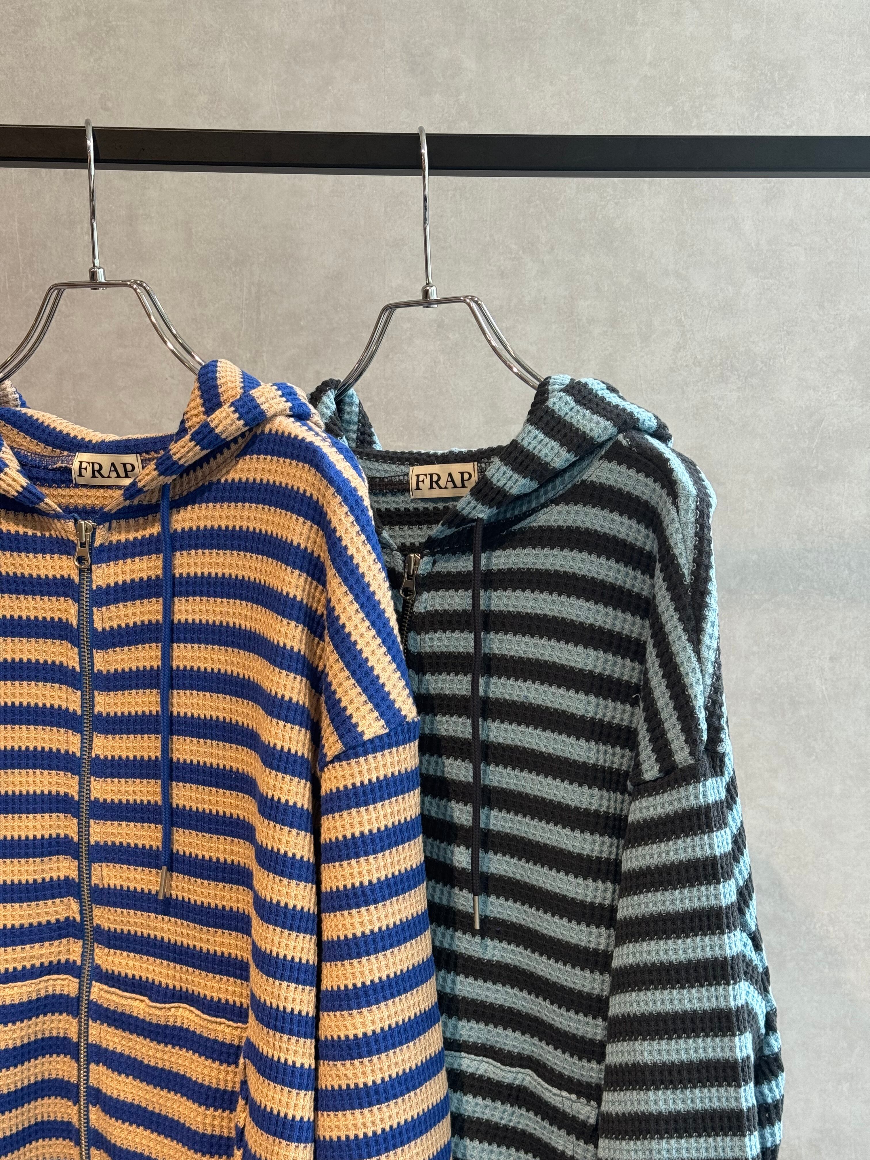 waffle border double zip parka