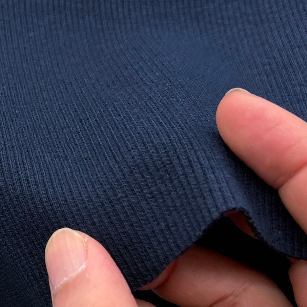 TC037◆90cm◆M◆40番スパンテレコニット生地◆ネイビー