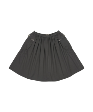 [COYSEIO] BIG POCKET SHIRRING SKIRT CHARCOAL 正規品 韓国ブランド 韓国通販 韓国代行 韓国ファッション コイセイオ 日本 店舗