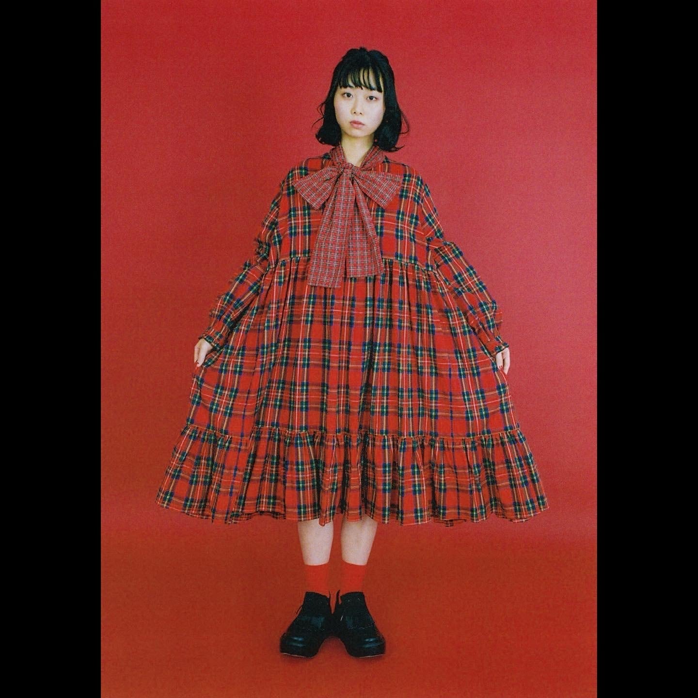 リボンワンピース RED