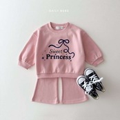 【取寄】Dailybebe プリンセスブーツカットセットアップ｜秋服｜韓国子供服｜26/AT