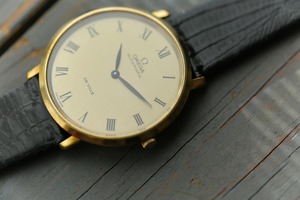 【OMEGA】 1973年製 オメガ デビル 薄型ラウンド ローマンインデックス 自動巻き / De Ville / Vintagewatch / Cal.711