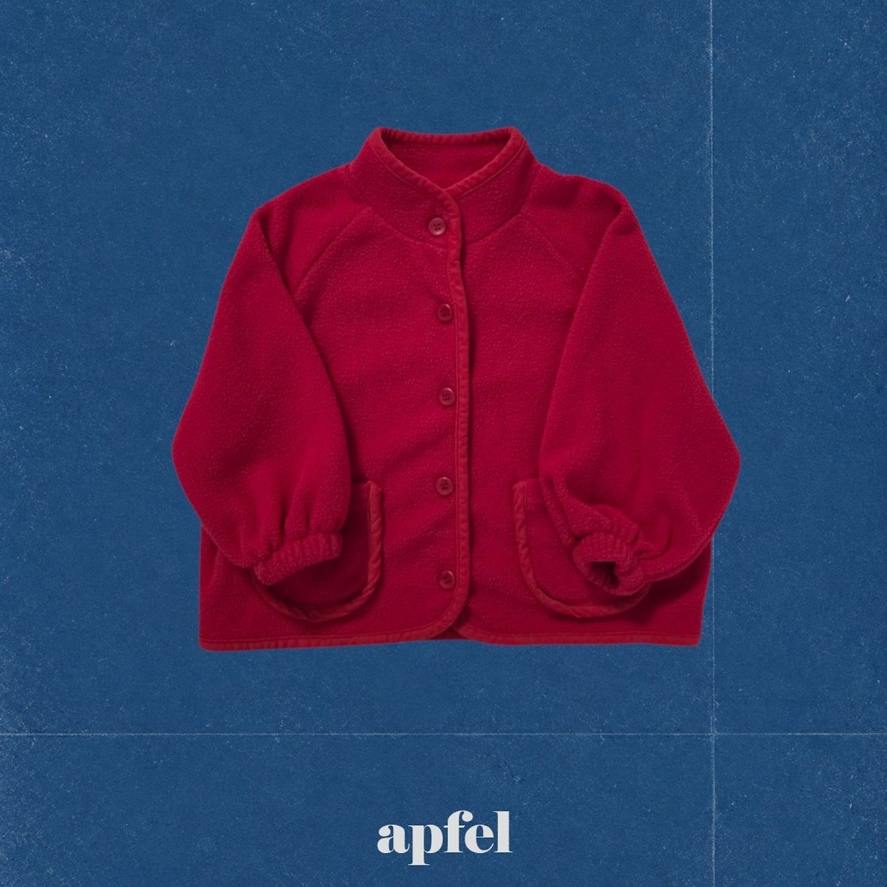 Apfel［取寄］scon button fleece jacket 26winter