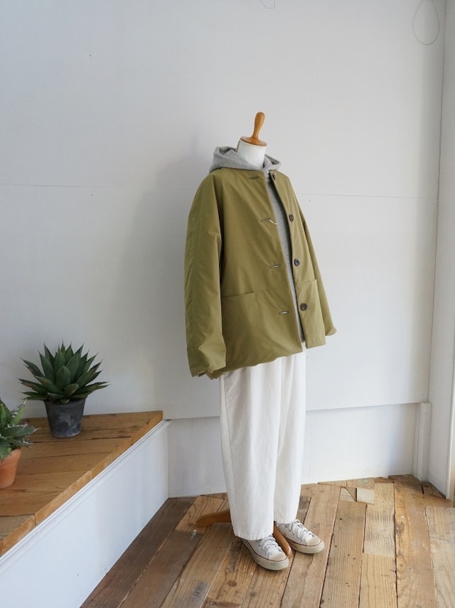 prit　リバーシブル ノーカラーコクーンコート