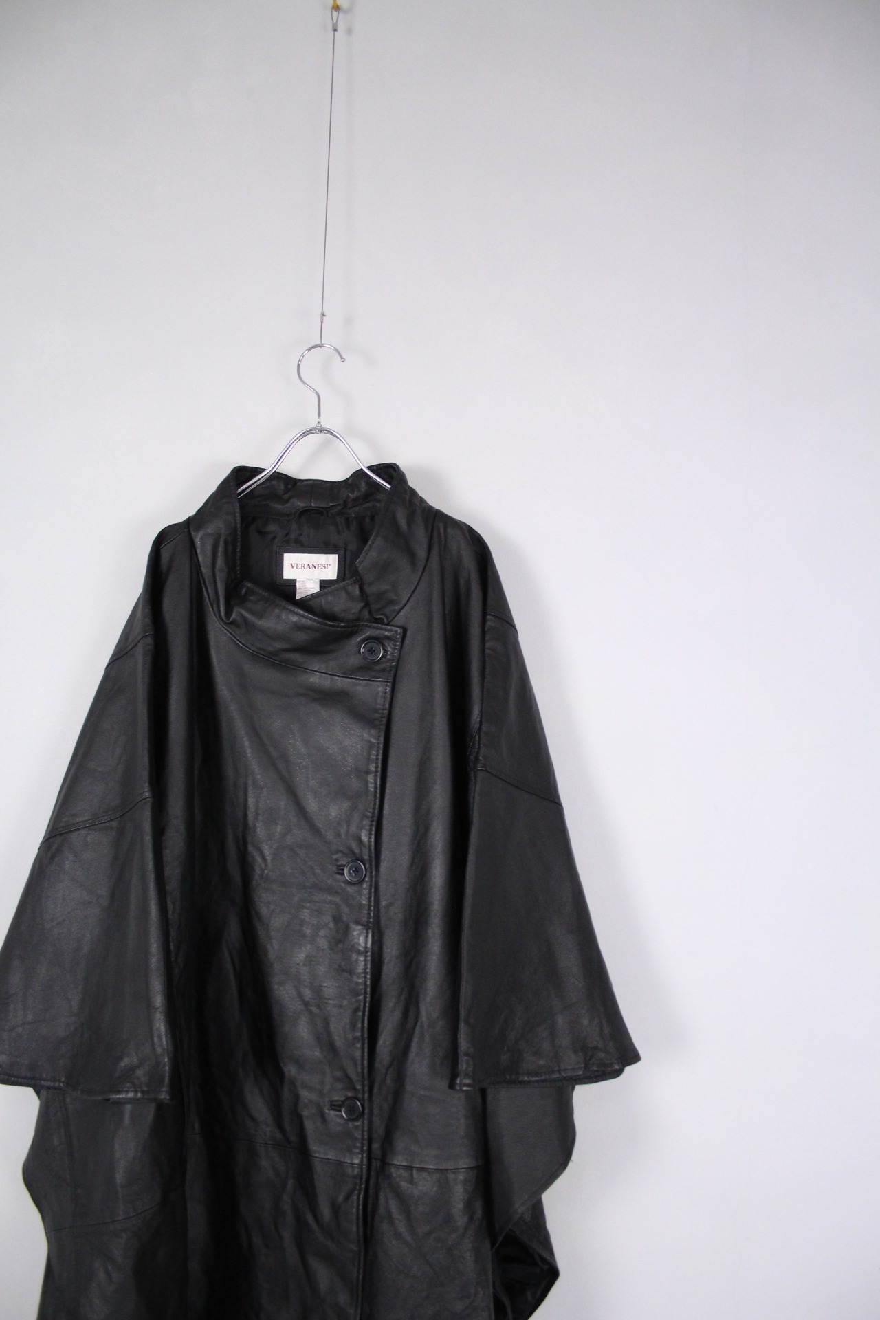 希少 オーバーサイズ リアルレザー ポンチョ 【OT-3607】 | cv 