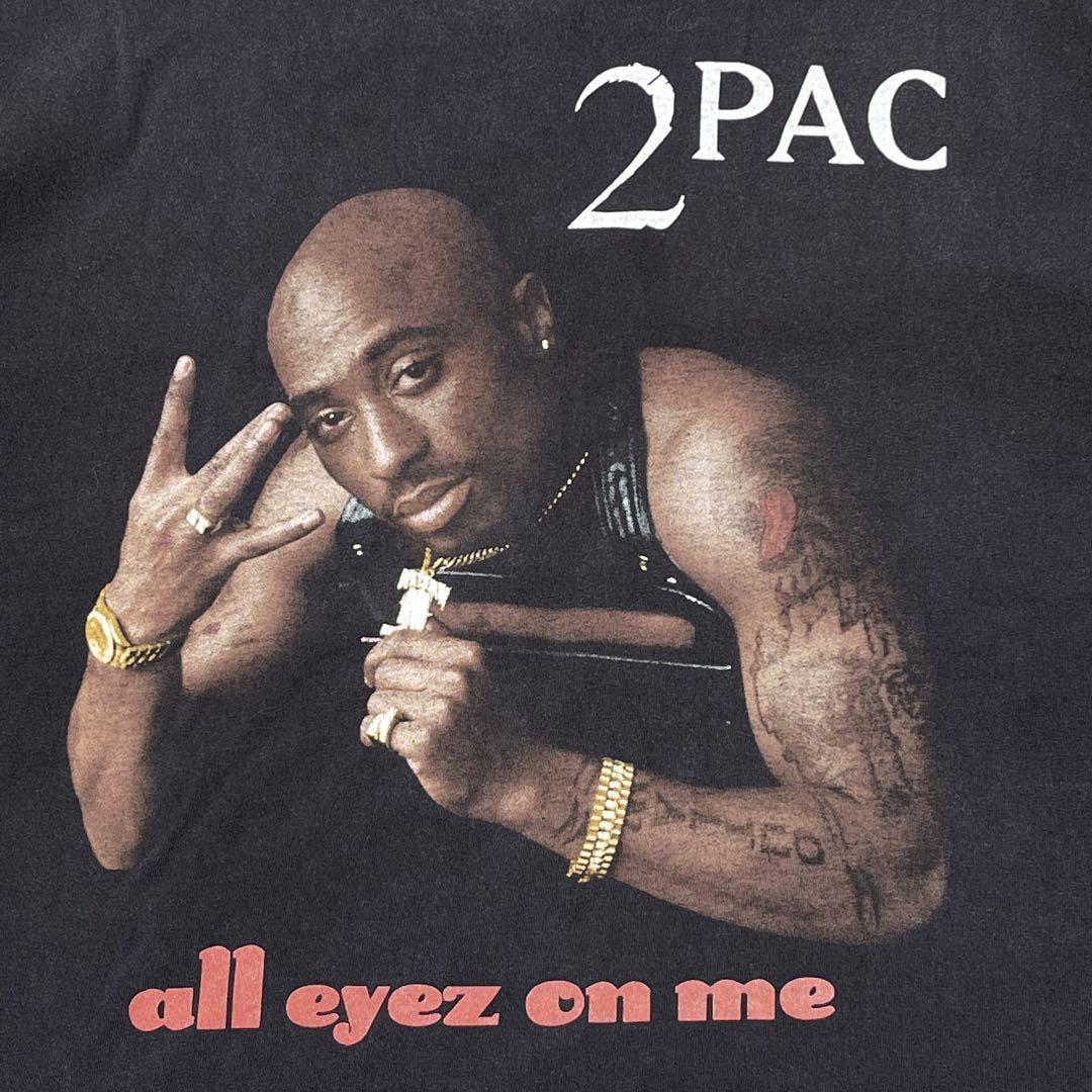 『BIGSIZE』2pac all eyez on me Tシャツ raptee