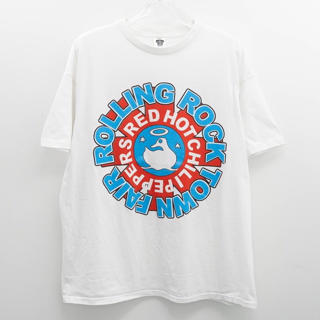 Red Hot Chili Peppers " Rolling Rock Town Fair White " World T's XL 【E8-27】