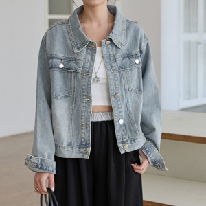 ヴィンテージライクウォッシュデニムジャケット 3563