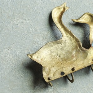 仲睦まじいアヒルのウォールフック