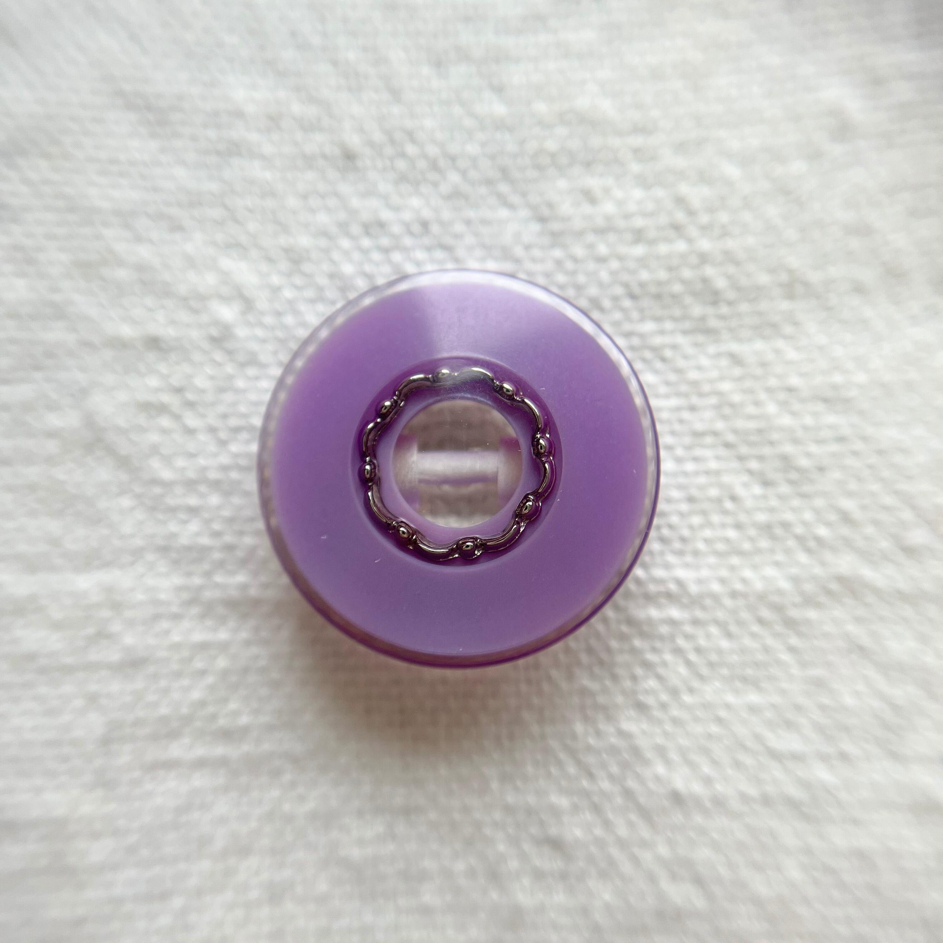 シルバーフラワー×パープル 20㎜