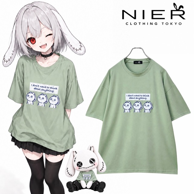 《週末早い者勝ちプレゼントイベント》思考放棄MINT GREEN TEE