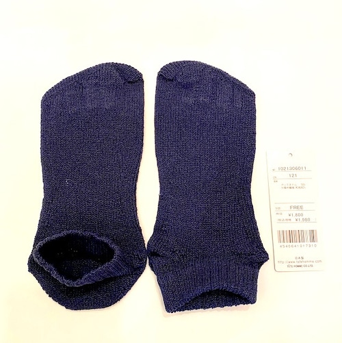 Japanese WASHI Paper Socks　Navy