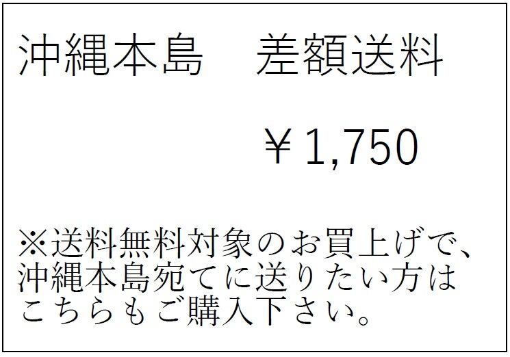 【予約 / Xmasケーキ同梱用】沖縄本島　差額運賃